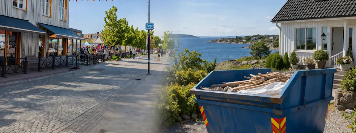 Hyra container i Kungsbacka