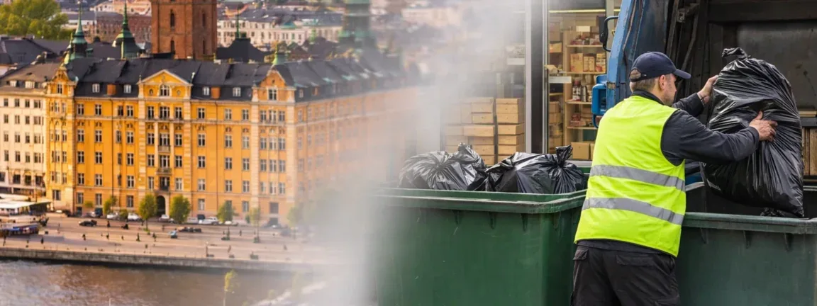 Sophämtning från företag i Stockholm
