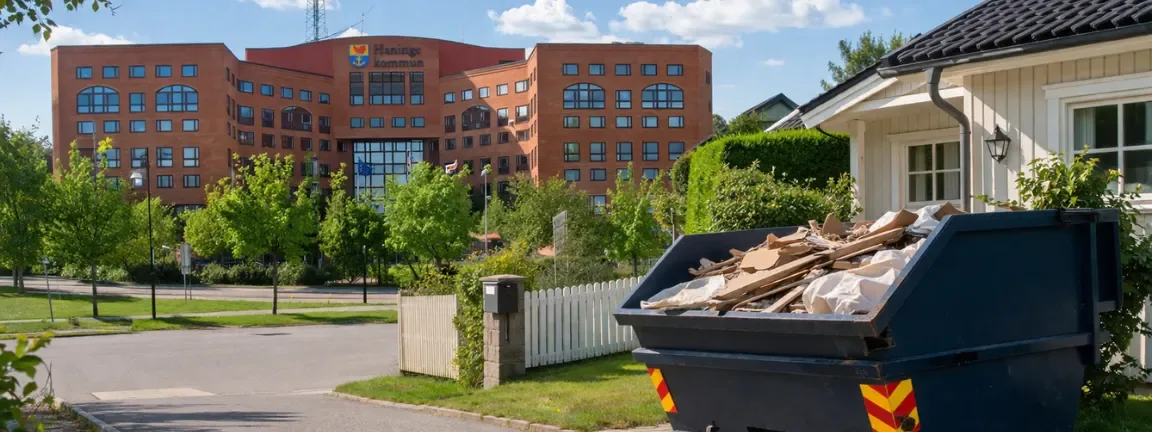 Hyra container i Haninge