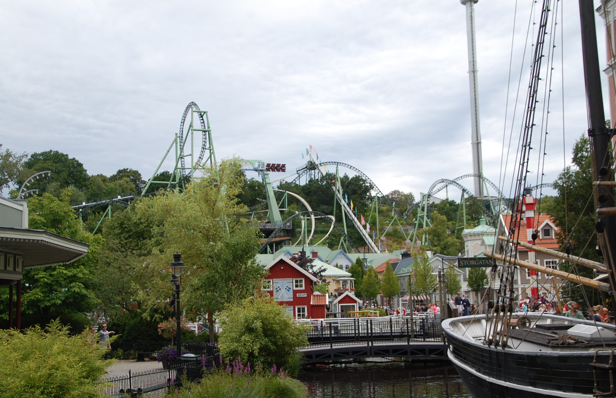 Hämtning byggsäckar i Göteborg / Bild på Liseberg i Göteborg