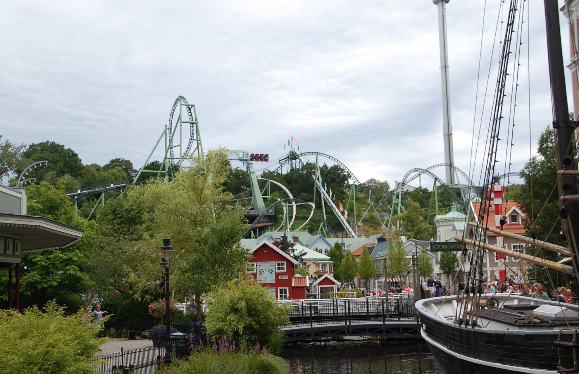 Hämtning byggsäckar i Göteborg / Bild på Liseberg i Göteborg