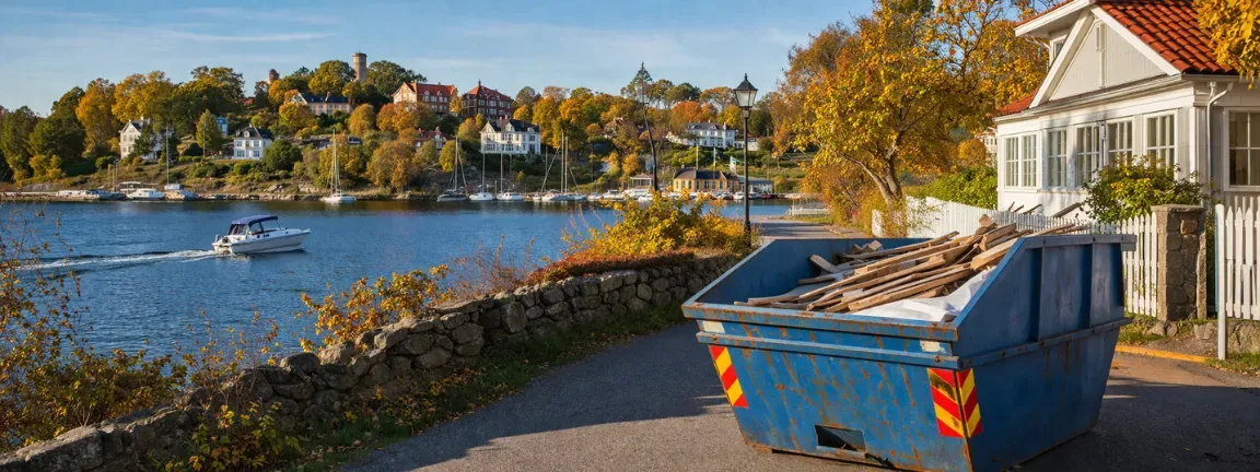 Hyra container på Lidingö