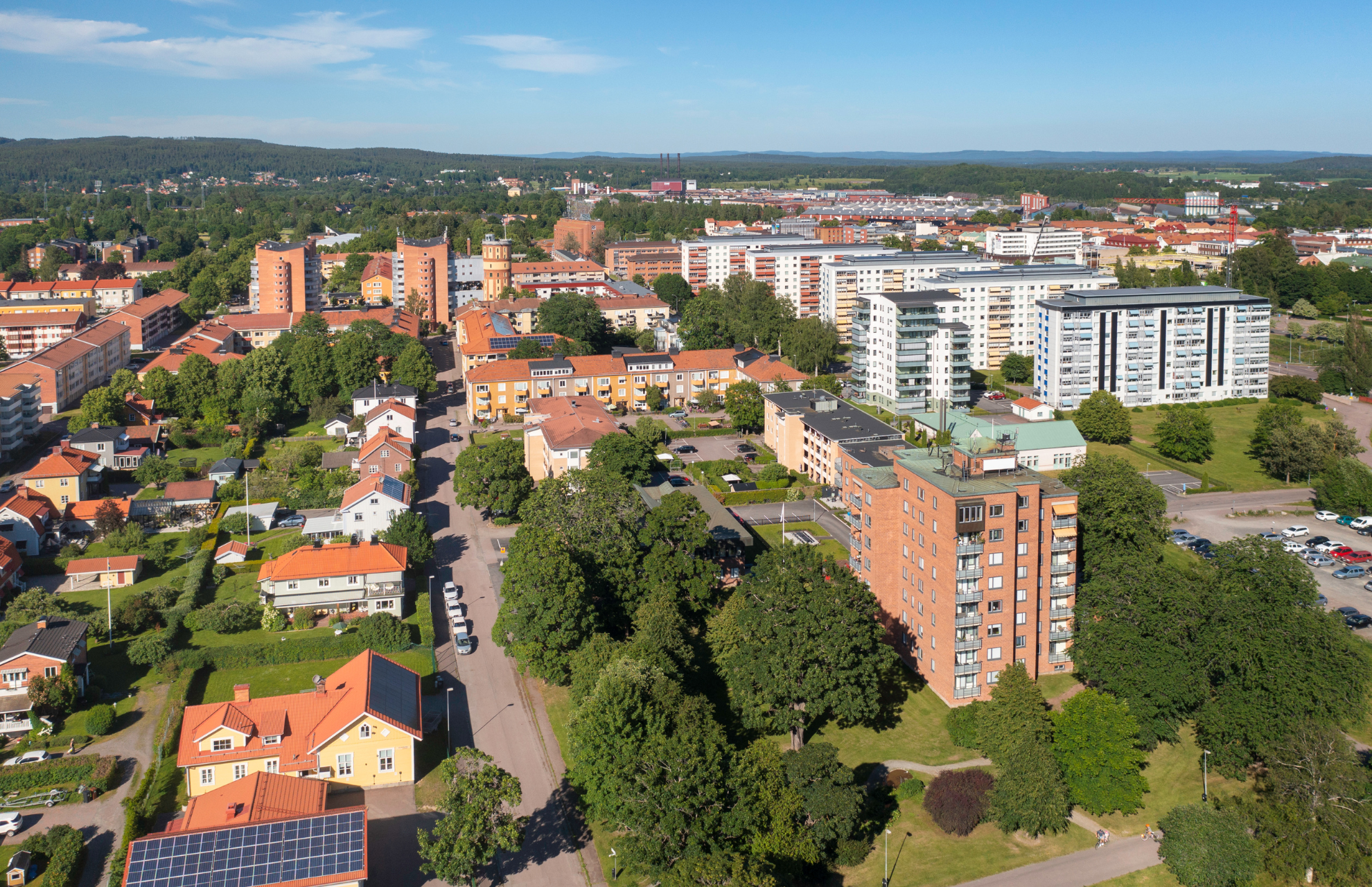 Hyra container Borlänge / Bild på Borlänge stad