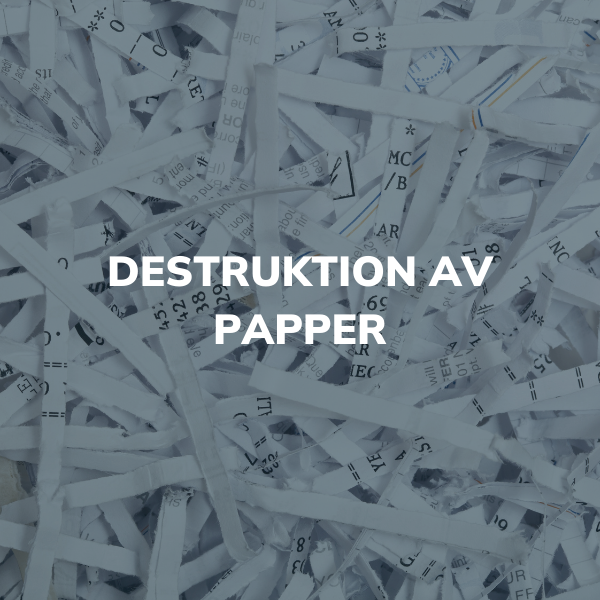 Läs mer om destruktion av papper