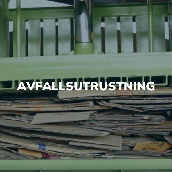 Avfallsutrustning, läs mer - Bild på balpress