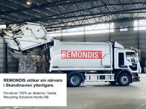 Remondis förvärvar Veolia Recycling Solutions Nordic AB