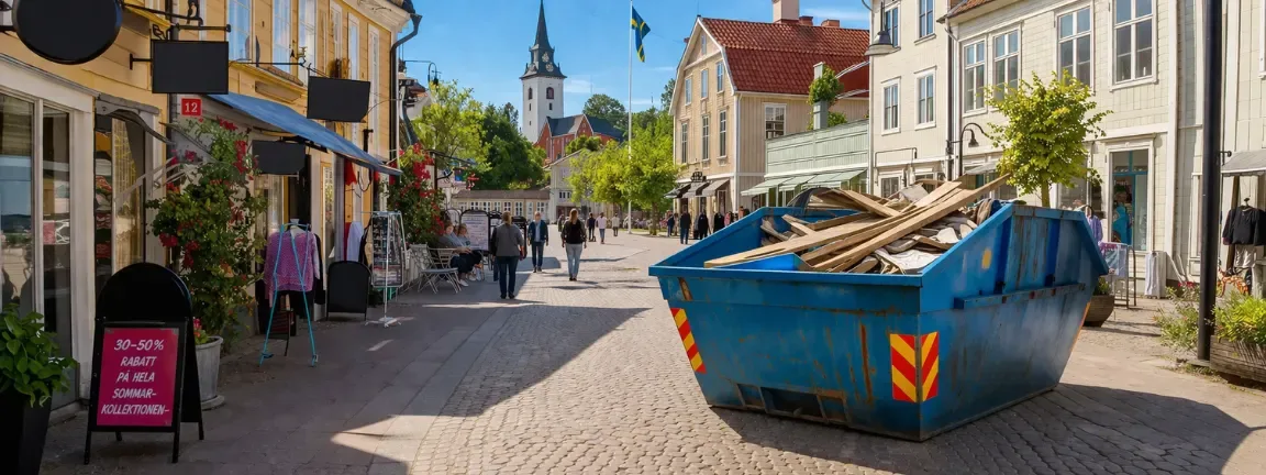 Hyra container i Norrtälje | bild på Norrtälje stad
