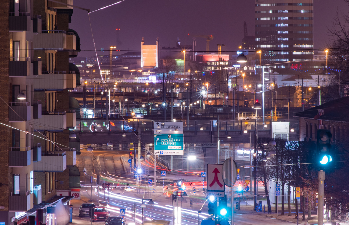 Elektronikåtervinning i Göteborg - Bild på gata i Göteborg