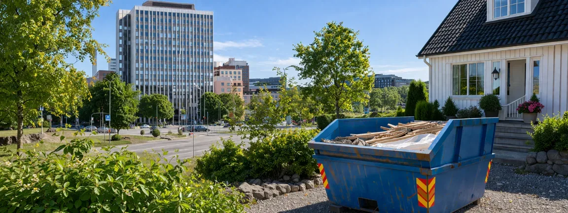 Hyra container i Solna