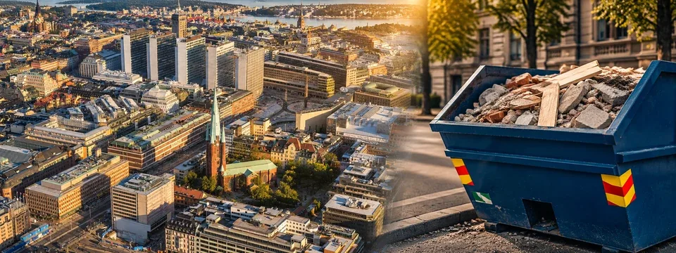 Hyra container på Norrmalm
