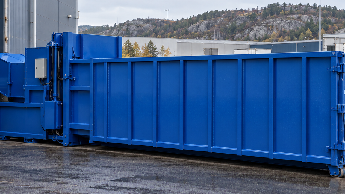 Komprimator Göteborg – inkast vid lastkaj