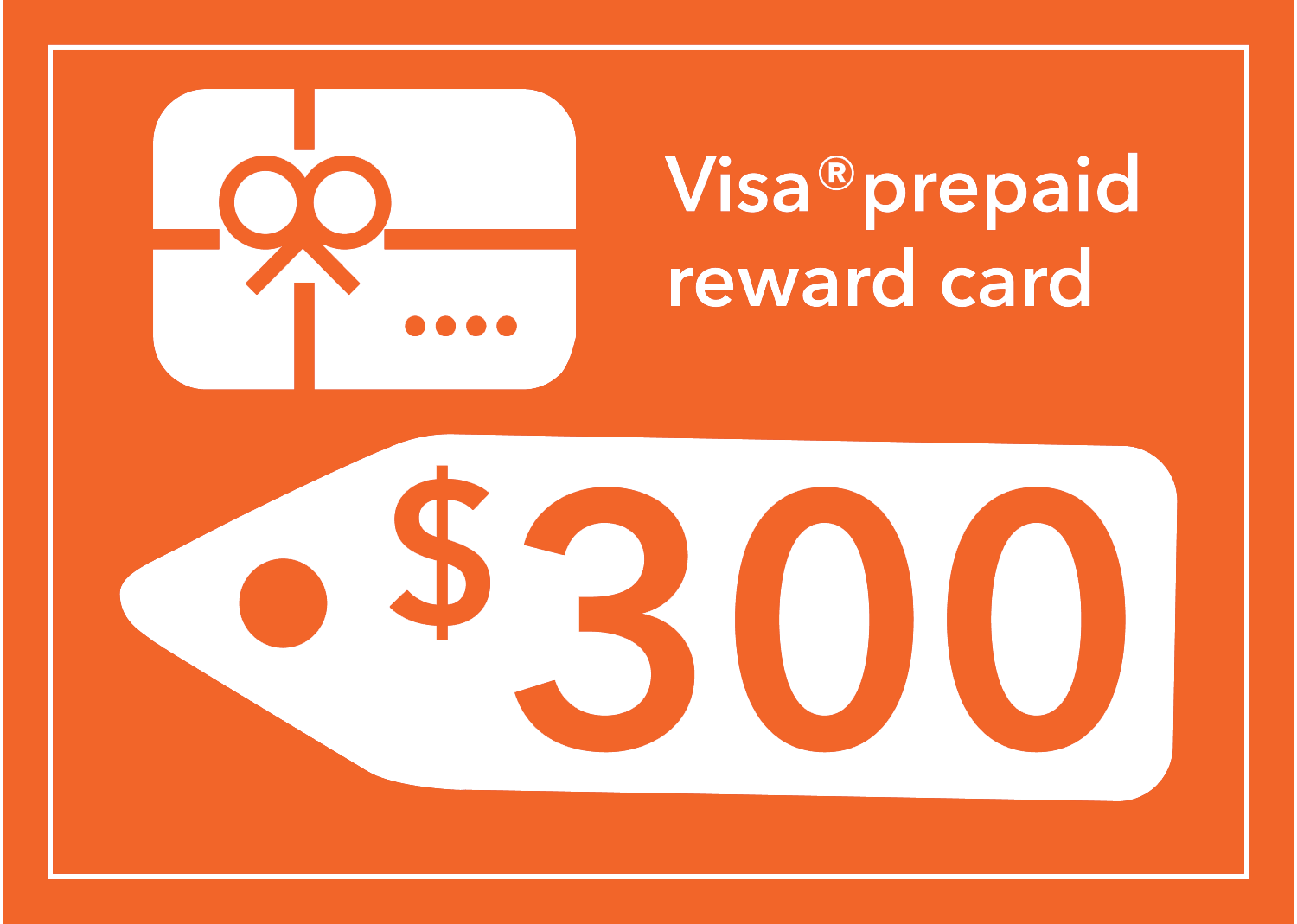 Reward card Orange - 300