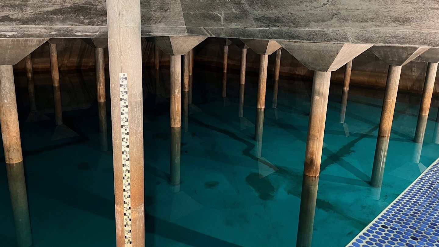 Hochbehälter Vaihingen im inneren.