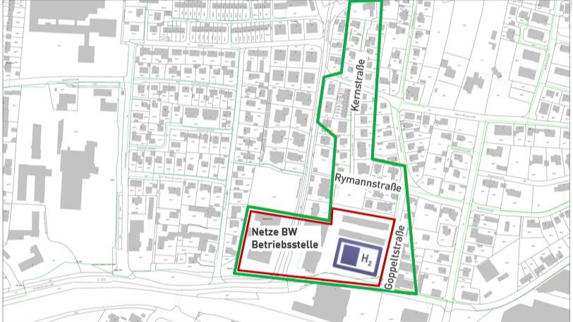 Lageplan Netze-BW-Betriebsstelle.
