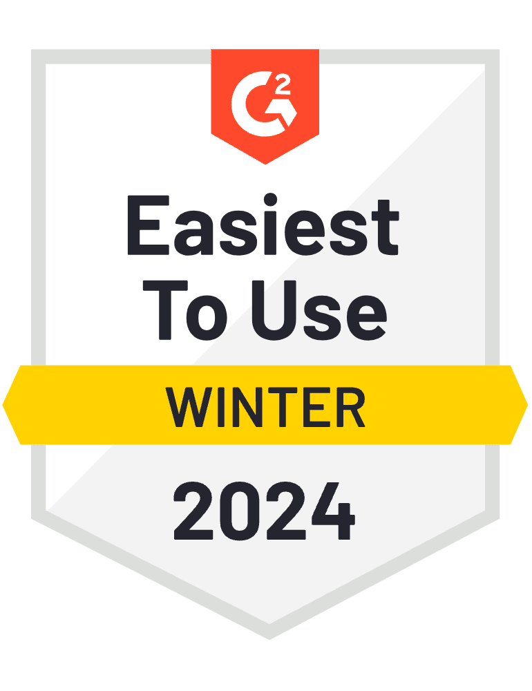 G2 - Winter 2024 - Easiest to Use