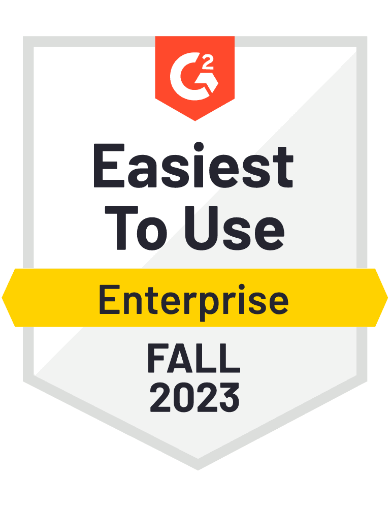G2 - Fall 2023 - Easiest to Use Enterprise