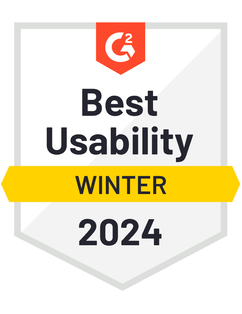G2 - Winter 2024 - Best Usability