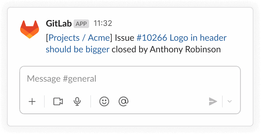 GitLab for Slack app | GitLab