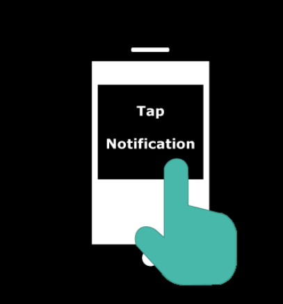 New authenticator app tap notification 
