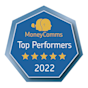 MoneyComms Top Performers 2022 badge