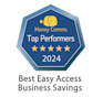 MoneyComms logo: Best Easy Access Business Savings 2024