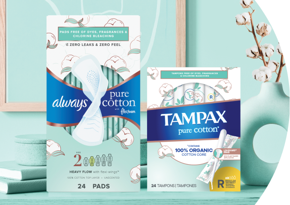 PURE COTTON Tampax