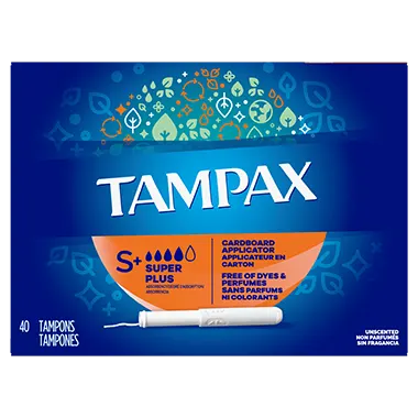Tampax Cardboard: Super Plus Tampons