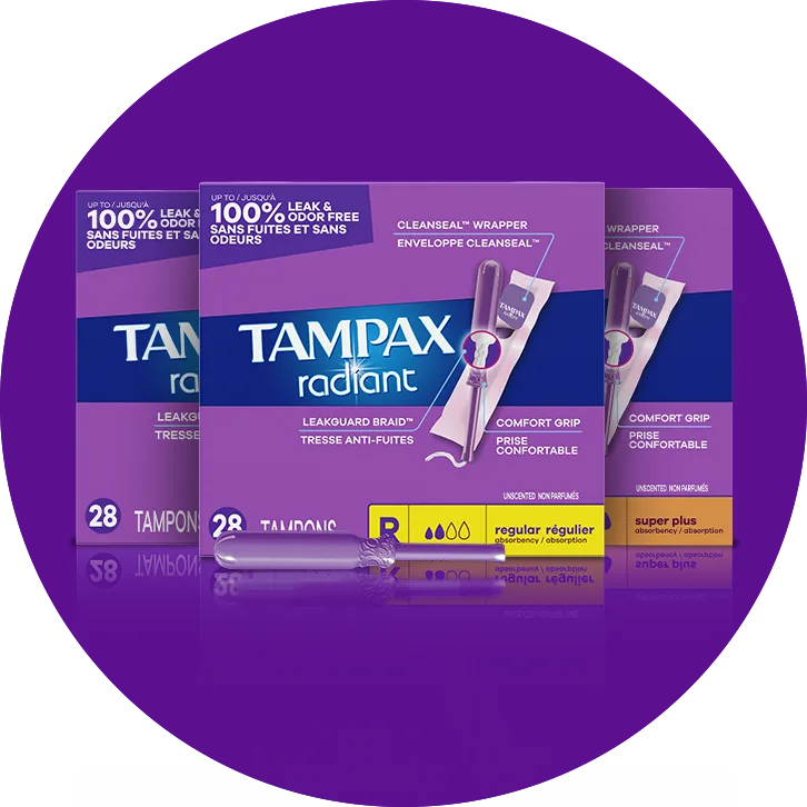 Tampax Radiant Category