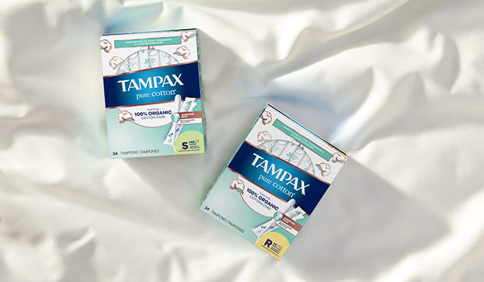 Tampax Pure products