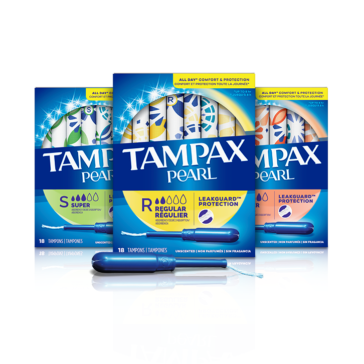 Tampax Pearl: Regular Tampons