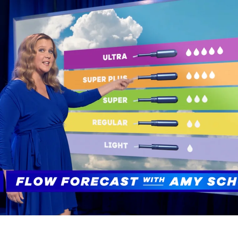 Tampax Flow Forecast with Amy Schumer