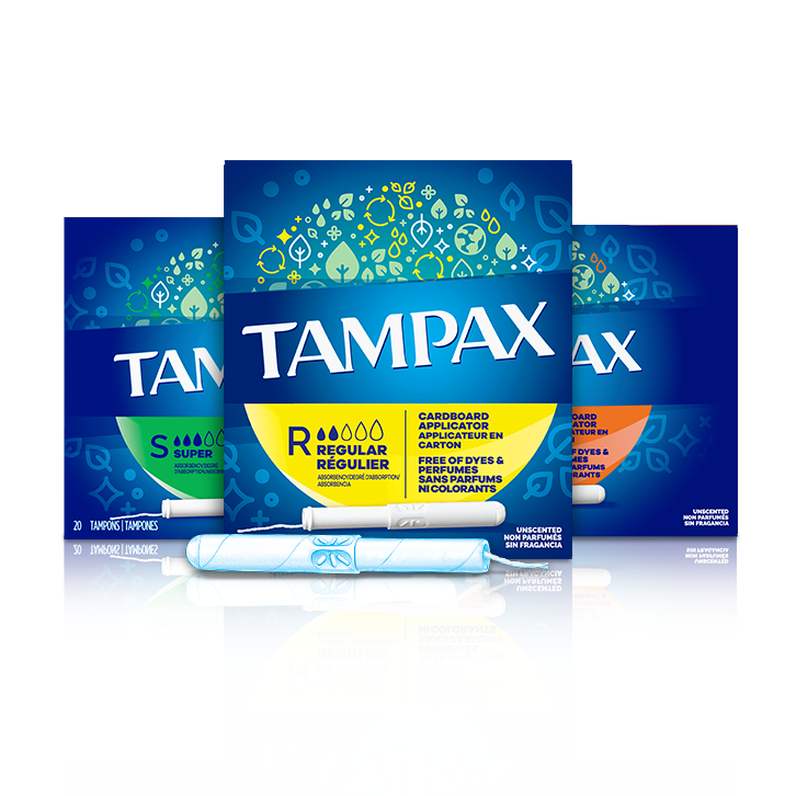 Tampax Pure Cotton 100% Organic Cotton Core Tampons Regular Absorbency  Unscented, 24 count - Gerbes Super Markets
