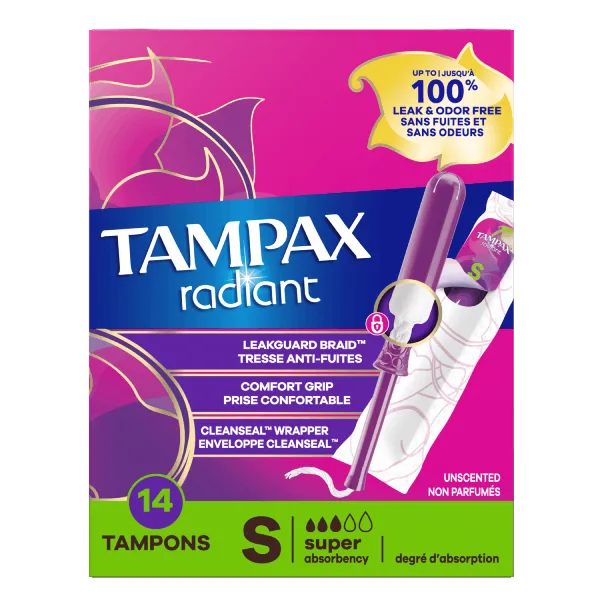 Tampax Radiant Super 14 pack