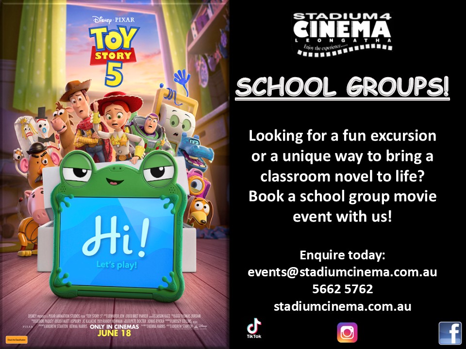 School Groups promotional flyer - 17.10.24