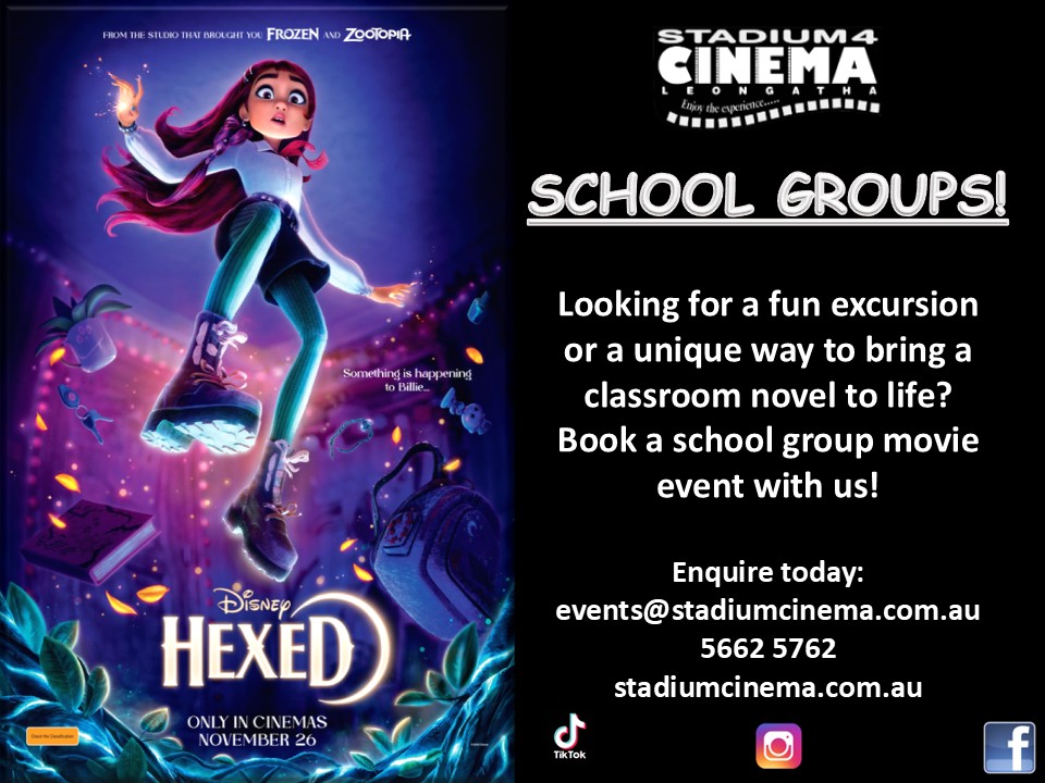 School Groups promotional flyer - 17.10.24