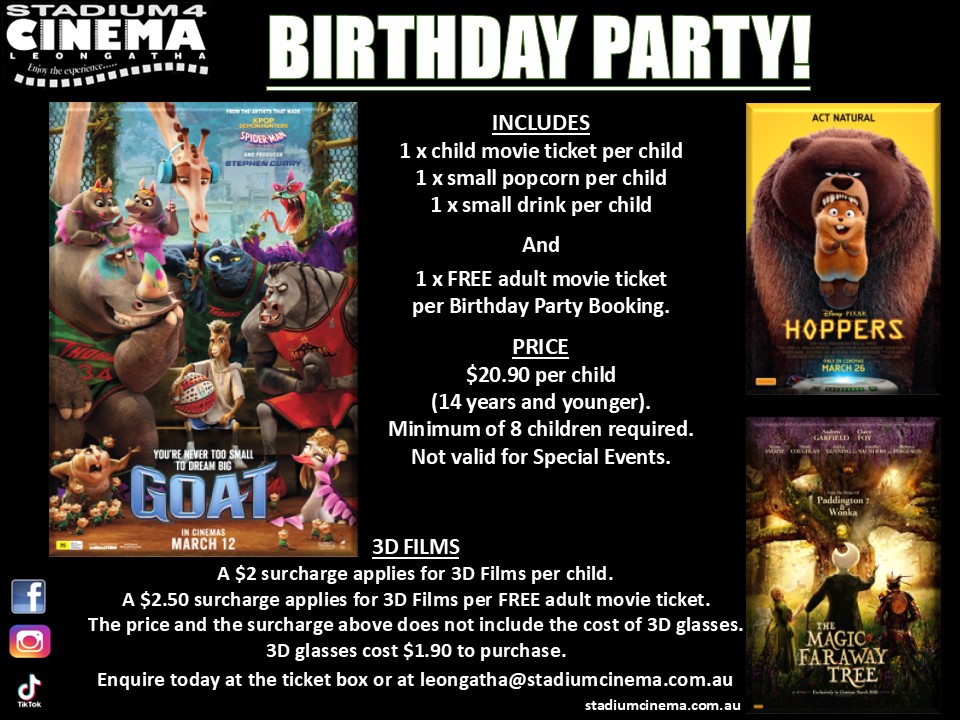 Birthday Promo