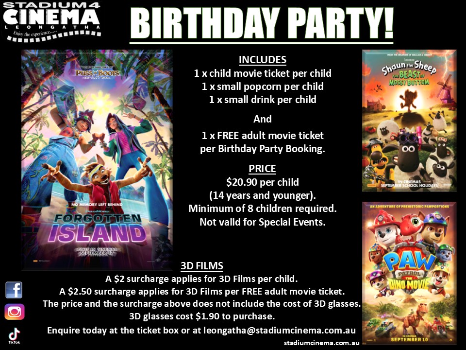 Birthday Parties