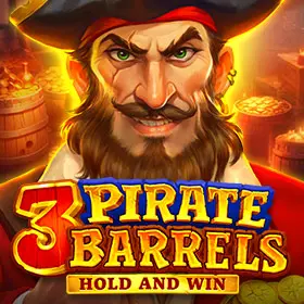 3 Pirate Barrels: Hold and Win