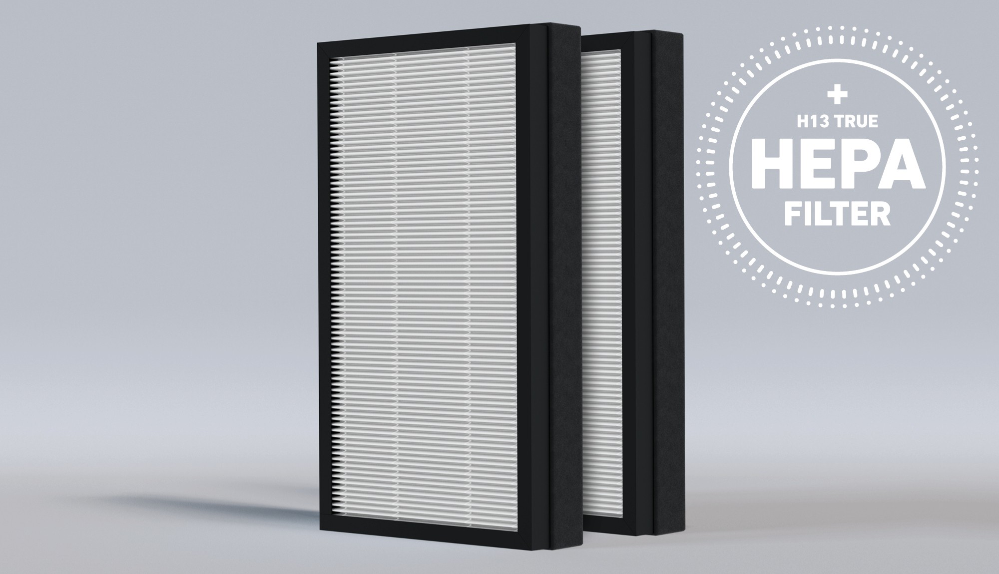 Air Purifier Filter H13 True HEPA and Activated Carbon Filter Set