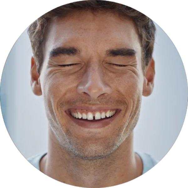 Man smiling