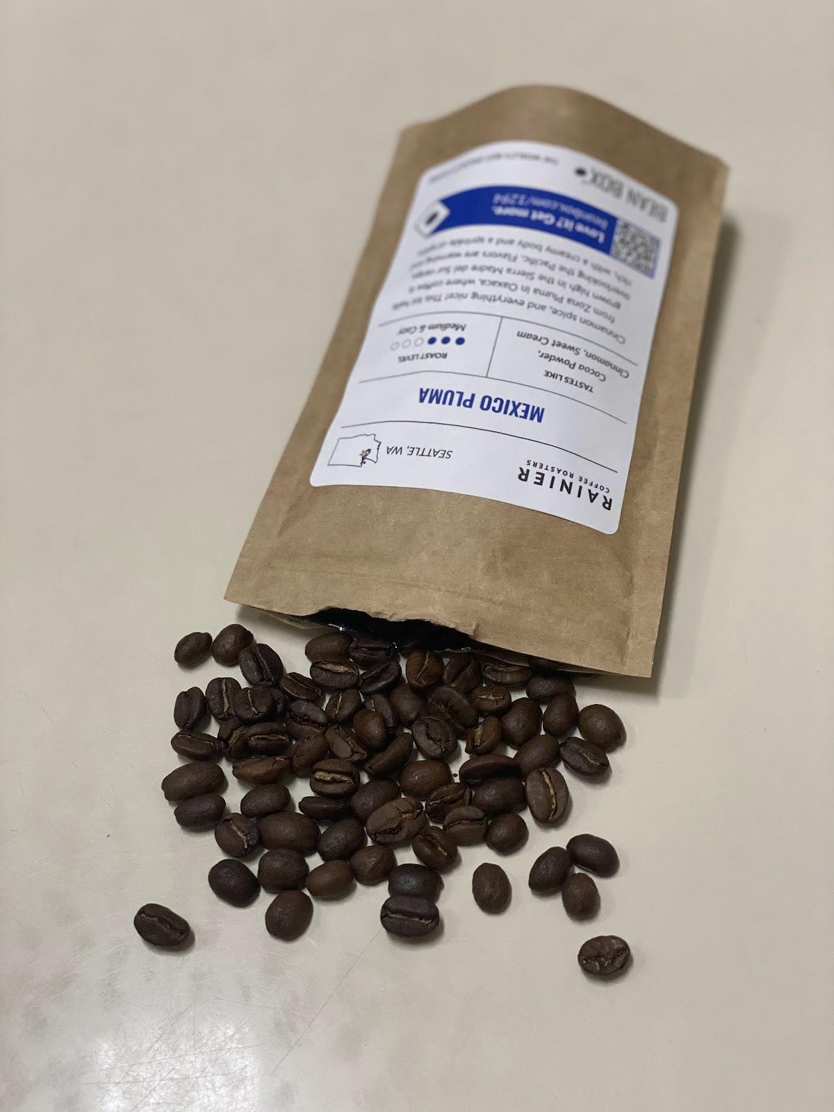 Bean Box Rainier Coffee Roasters Mexico Pluma Review