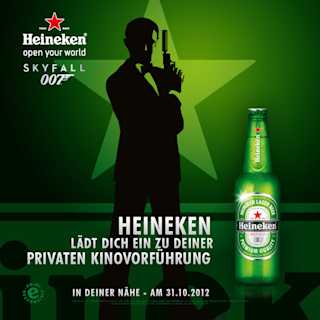 Plakat zur Bond Kino-Aktion