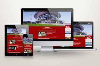 Die Darstellung passt sich allen möglichen Screengrößen flexibel an.