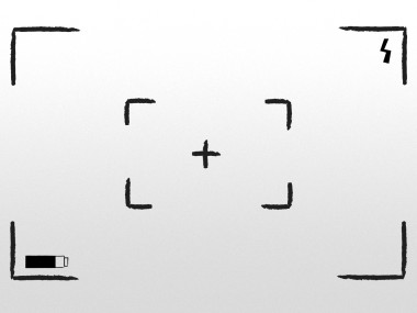 Symbol Foto-Sucher-Optik