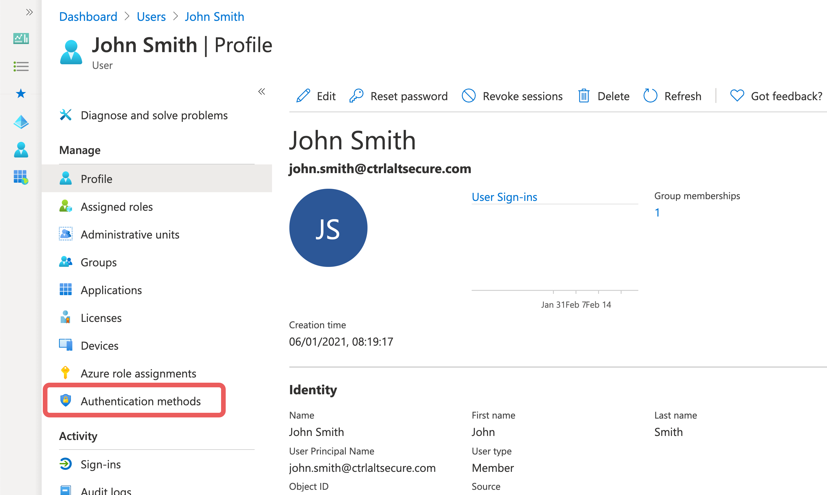 Microsoft 365: Authentication methods
