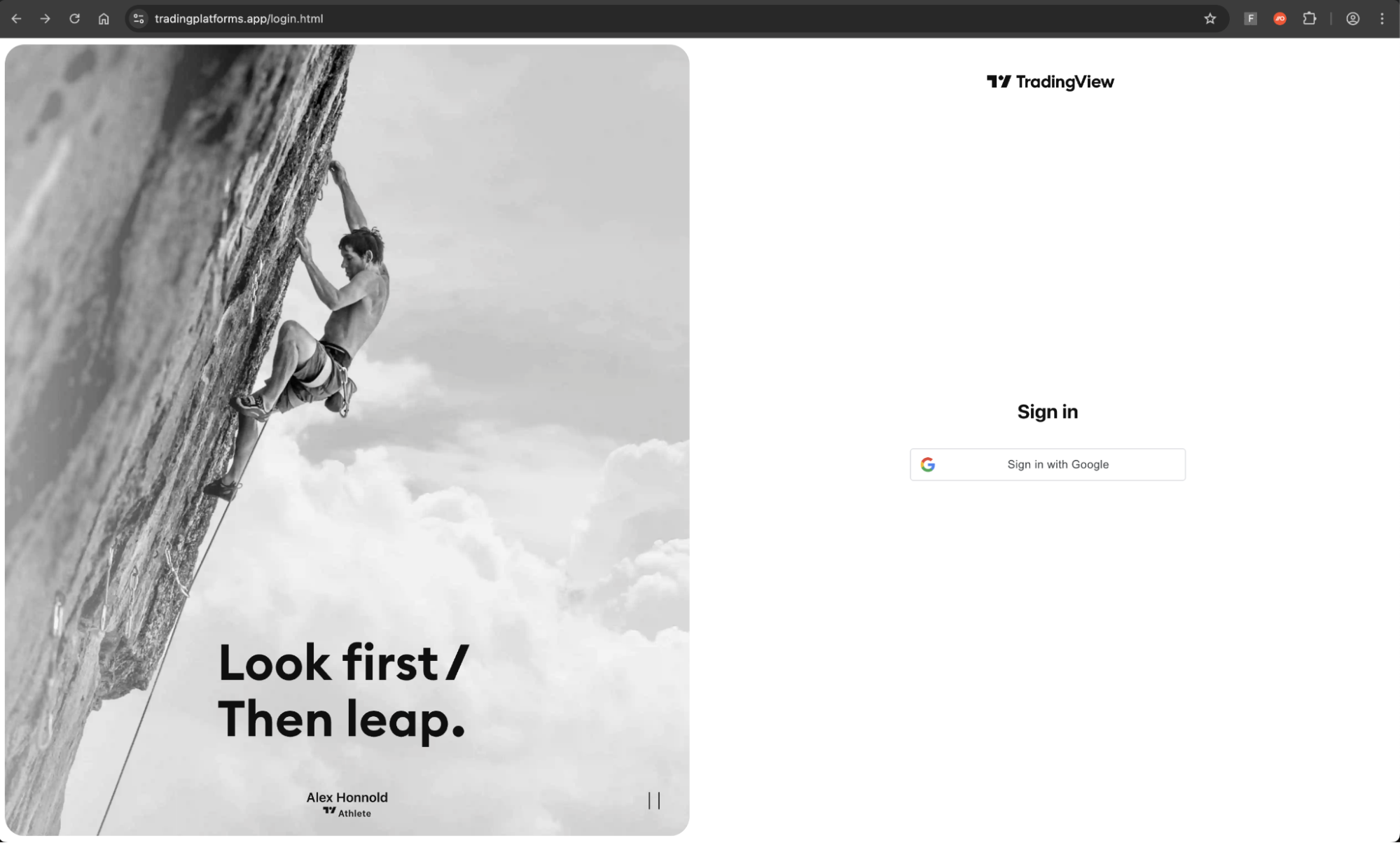 Convincing page prompting the victim to sign in with Google. 