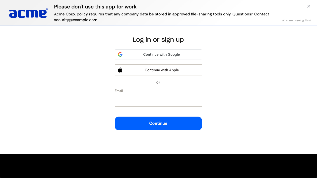 App banner published example - KB 10106
