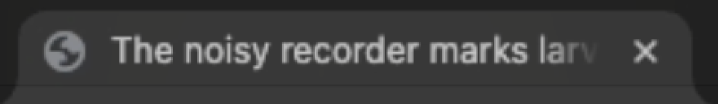 Randomly generated tab header text.