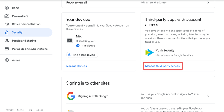 Google Workspace: Manage_third_party_access