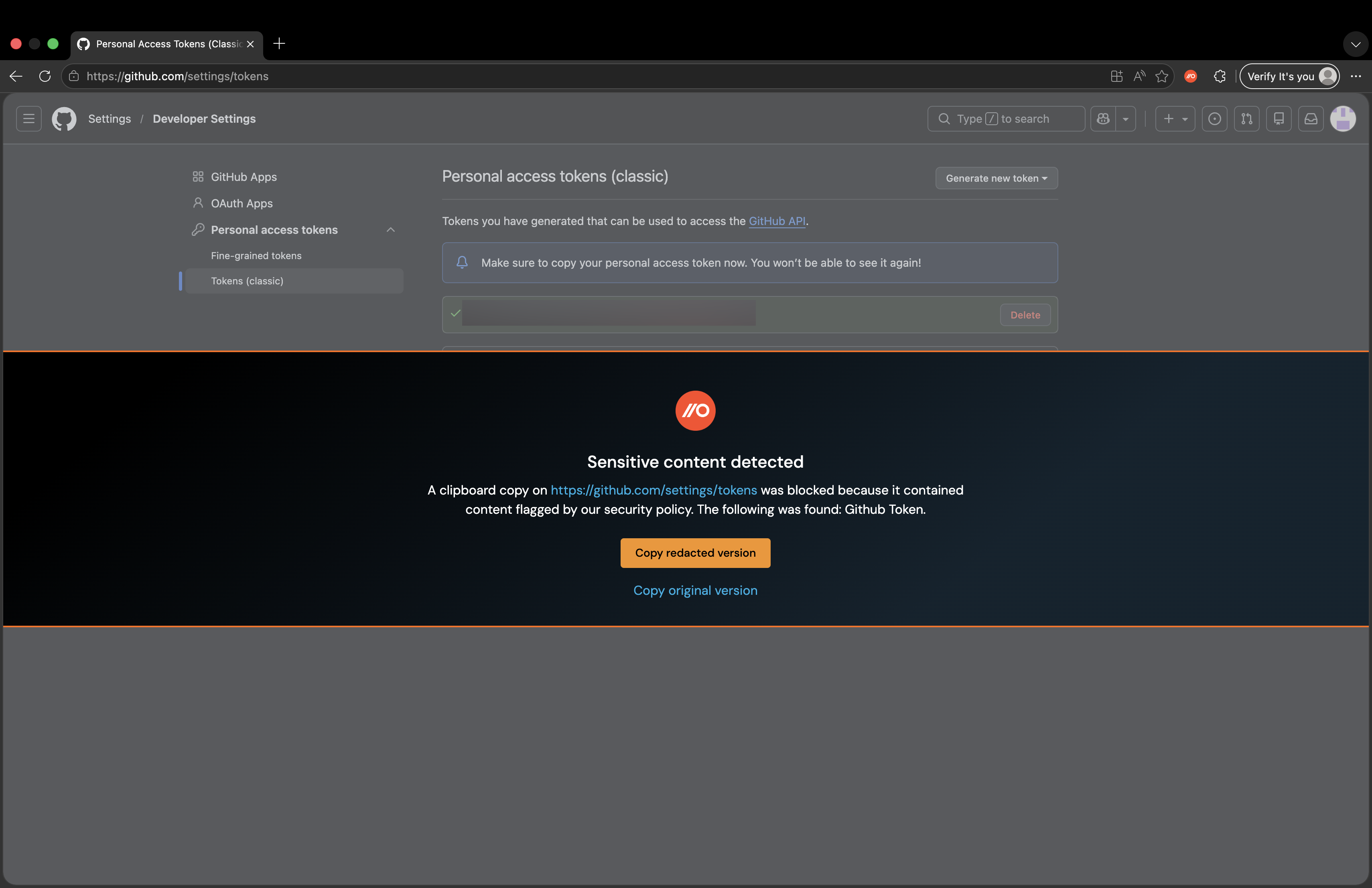 Clipboard warn example - release notes - July 2026